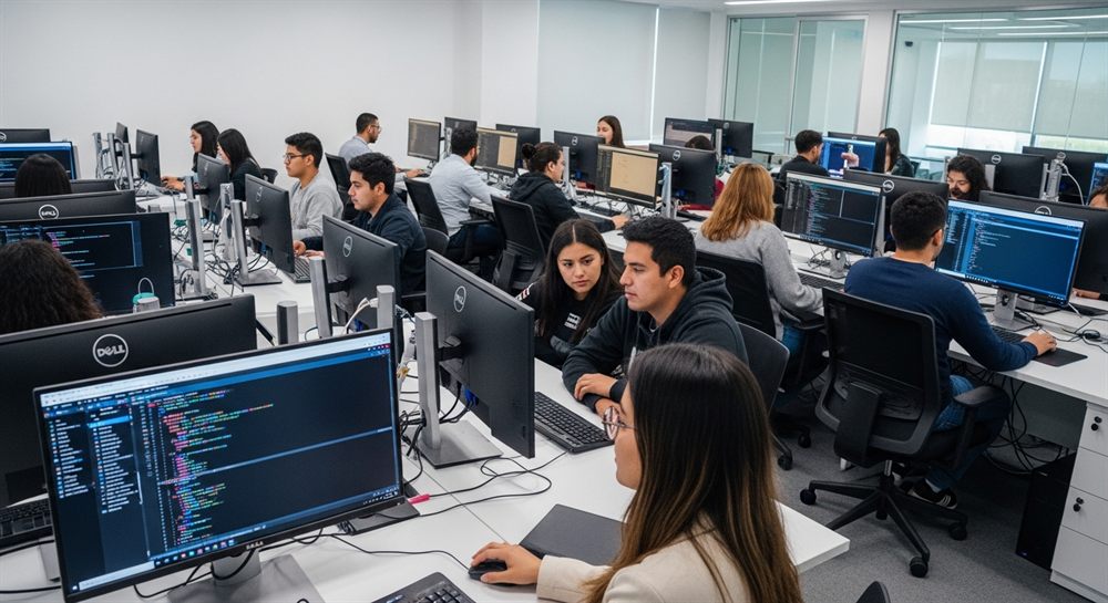 Laboratorio de cómputo para sector educativo