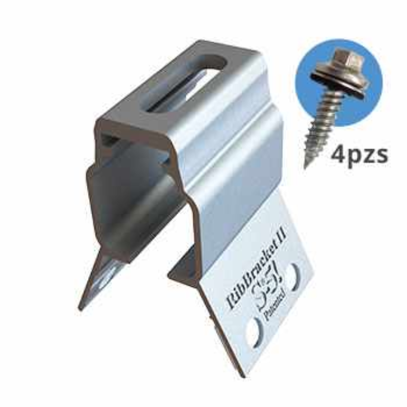 Abrazadera S-5 para fijación en lámina trapezoidal RibBracket II