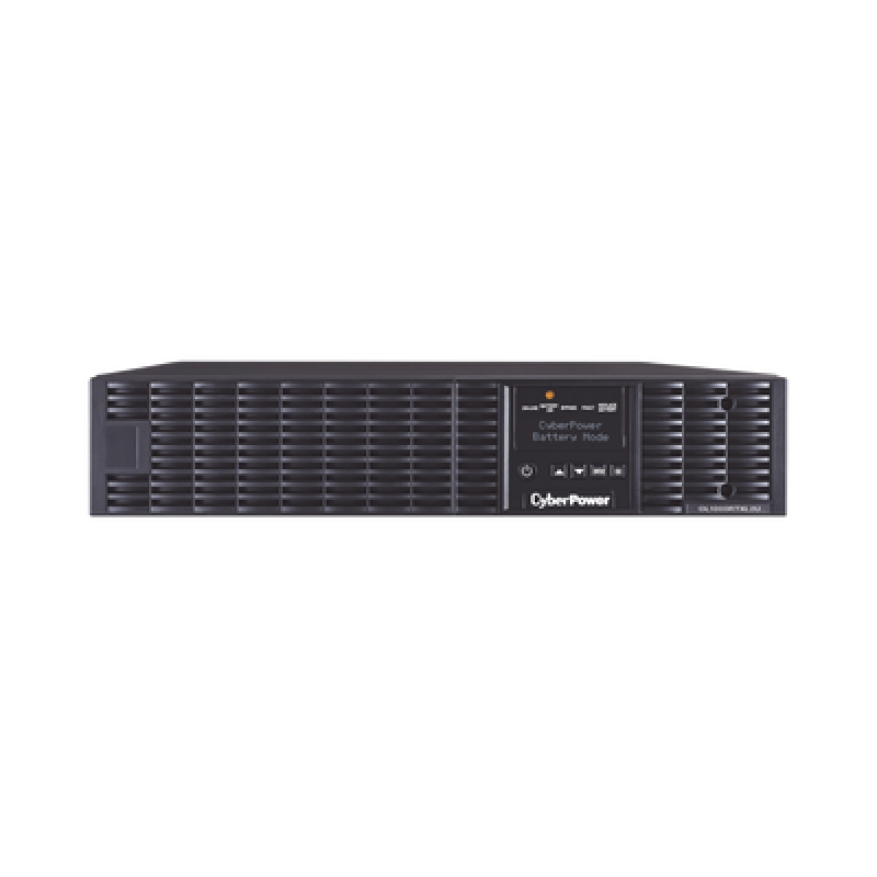 CYBERPOWER OL1000RTXL2U UPS de 1000 VA/900 W, Online Doble Conversión, Entrada 120 Vca NEMA 5-15P, Onda Senoidal Pura, Rack o Torre de 2 UR, Con 8 Tom