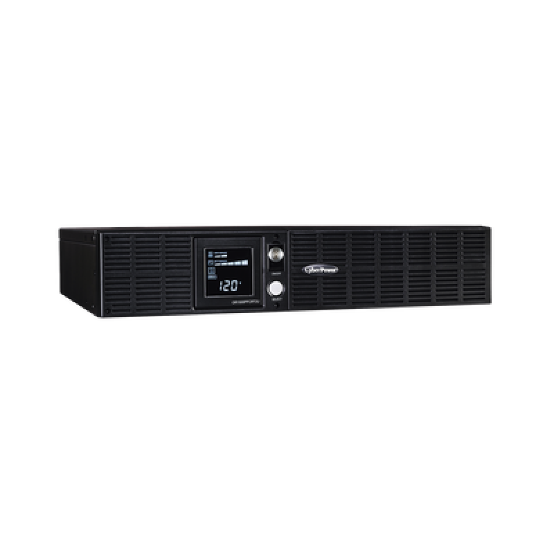 CYBERPOWER OR1500PFCRT2U UPS de 1500 VA/1050 W, Topología Línea Interactiva, Entrada 120 Vca NEMA 5-15P, Onda Senoidal Pura, Torre o Rack 2 UR, Con 8