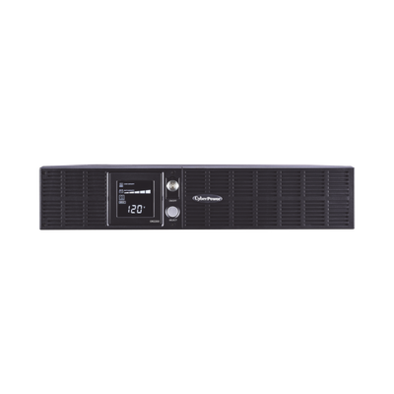 CYBERPOWER OR2200LCDRT2U UPS de 2000 VA/1320 W, Topología Línea Interactiva, Entrada 120 Vca NEMA 5-20P, Torre o Rack 2 UR, Con 8 Tomas NEMA 5-20R