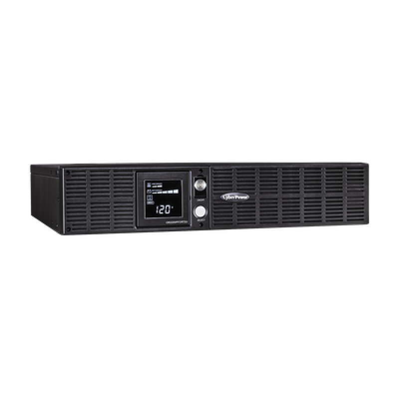 CYBERPOWER OR2200PFCRT2U UPS 2000 VA/1540 W, Topología Línea Interactiva, Entrada 120 Vca NEMA 5-20P, Onda Senoidal Pura, Torre o Rack 2 UR, Con 2 Tom