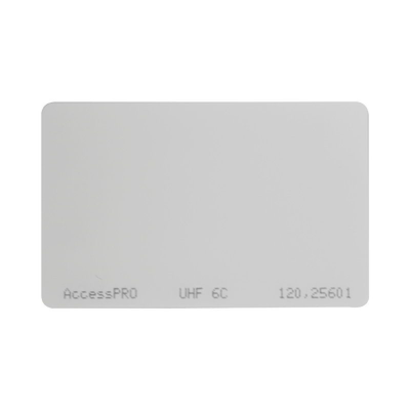 ACCESSPRO ACCESS-CARD-EPC Tag UHF tipo Tarjeta para lectoras de largo alcance 900 MHZ / EPC GEN 2 / ISO 18000 6C / No imprimible / NO incluye porta ta