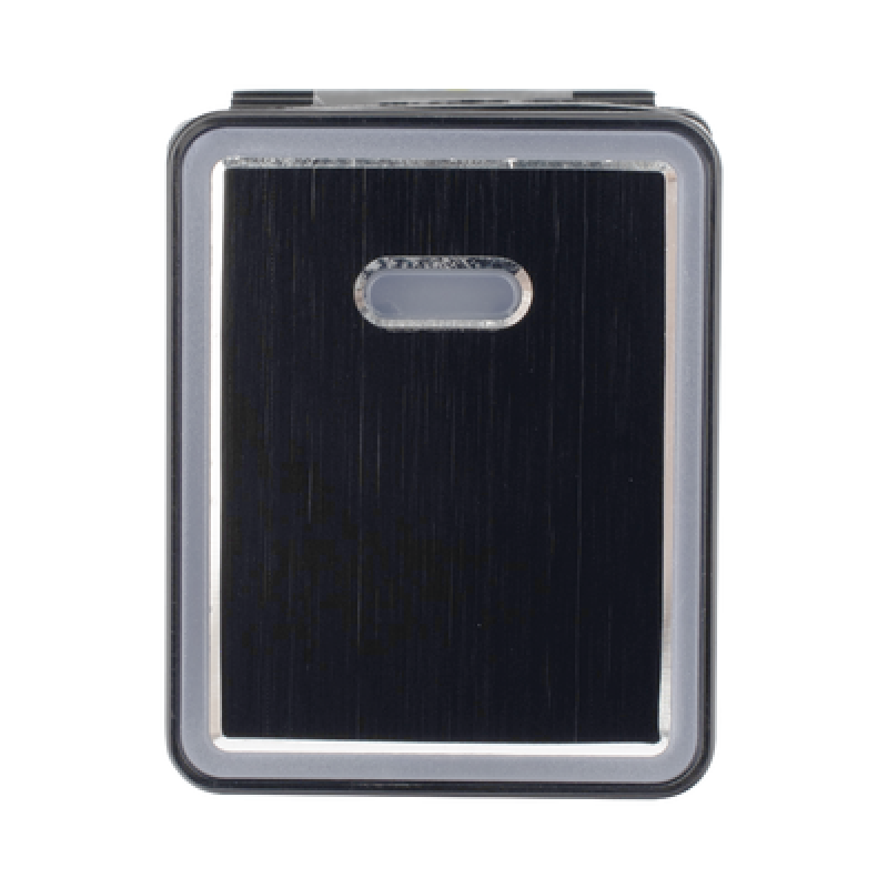 Interruptor tipo Switch con Led Color Verde / IP65 / Diseño Industrial con panel de Aluminio / NO, COM, NC / Terminales tipo F1