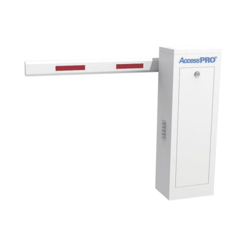 ACCESSPRO KT-XBF-4ML Kit de Barrera Vehicular Izquierda y Brazo de hasta 4 metros / Tiempo de Apertura 3 segundos