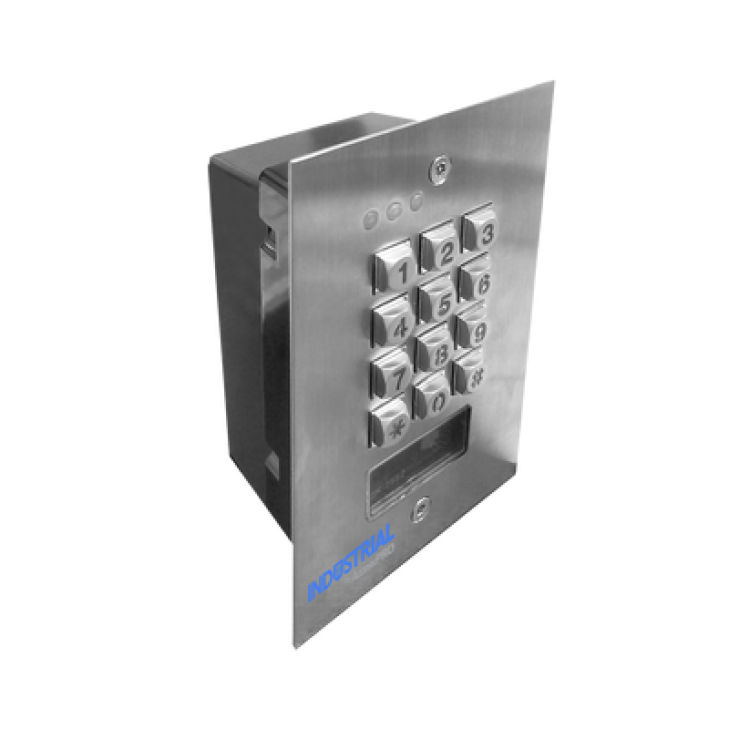 AccessPRO Industrial PROKEYPAD2V2 Teclado Exterior/Interior Antivandálico, 3 Relevadores, Salida Wiegand, 1200 Usuarios, Lector de Proximidad, Empotra