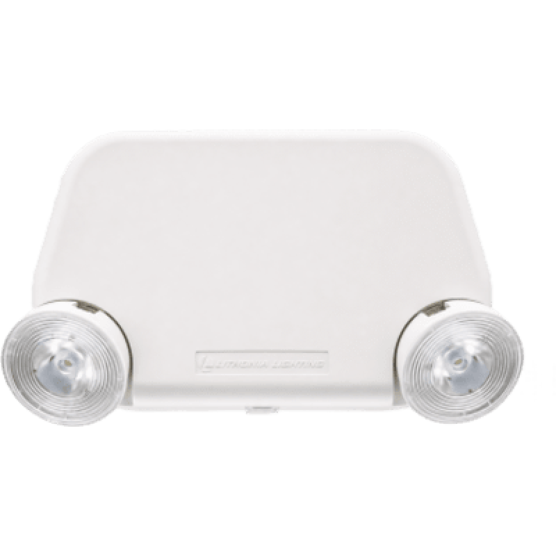 Luminaria de Emergencia LED / Perfil Bajo / Autonomía 90 Minutos / Voltaje Dual 120-277 VCA / Doble Cabezal / UL 924