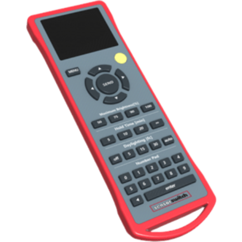 Programador Inalámbrico por Infrarrojos / Alcance 15 m (49.2 ft) / Programación PPP vía RFID / Display Retroiluminado / Luxímetro Integrado / Configuración Remota