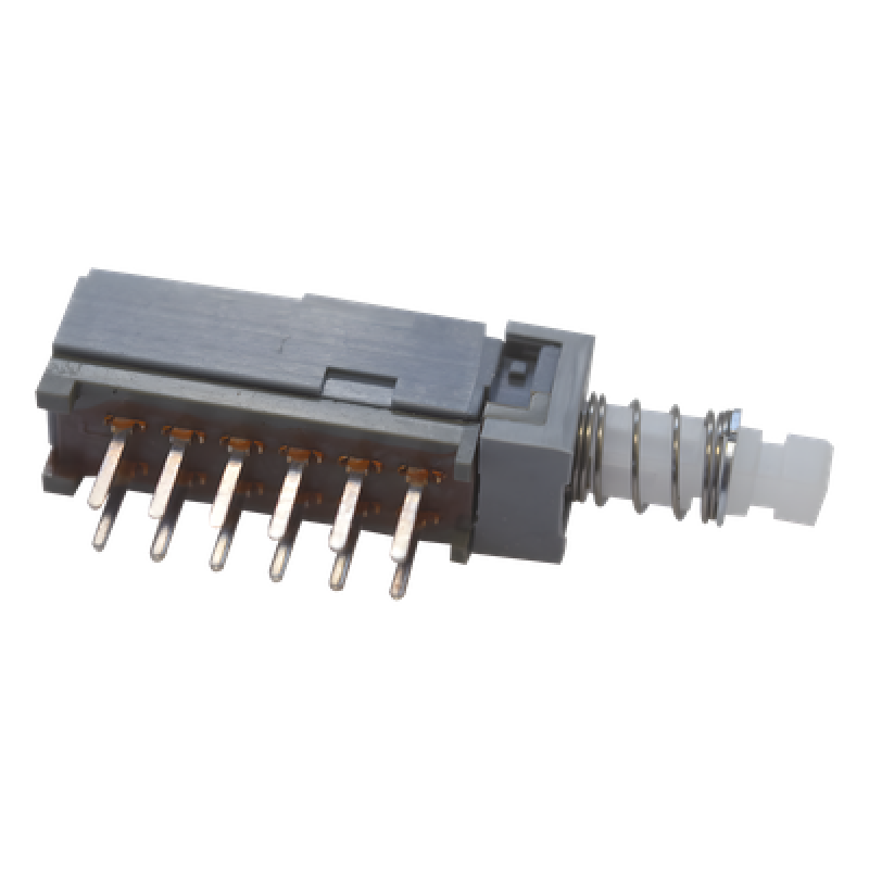 Interruptor deslizante / 0.2 A @ 30 V DC / 10,000 ciclos / 500 V AC dieléctrico / 50 mΩ contacto