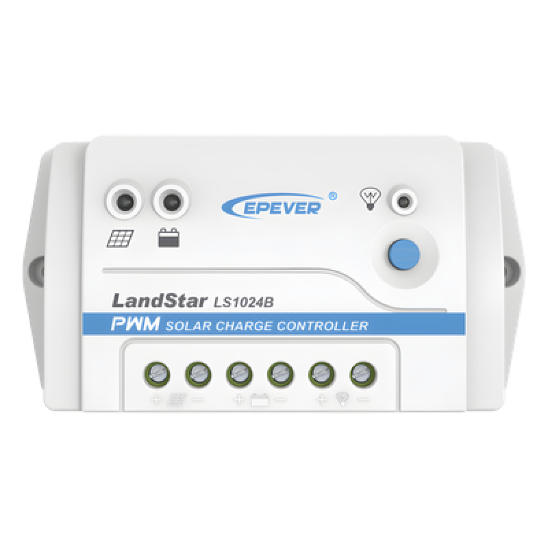 Controlador de Carga Solar PWM / 10 A / 12/24 VCC / RS-485 / Baterías Gel-AGM-Selladas