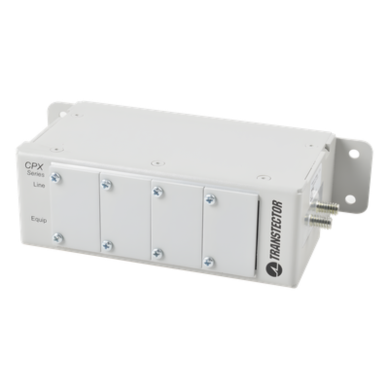 Chassis Montaje en Pared / 4 Módulos Protectores Familia CPX / Transtector