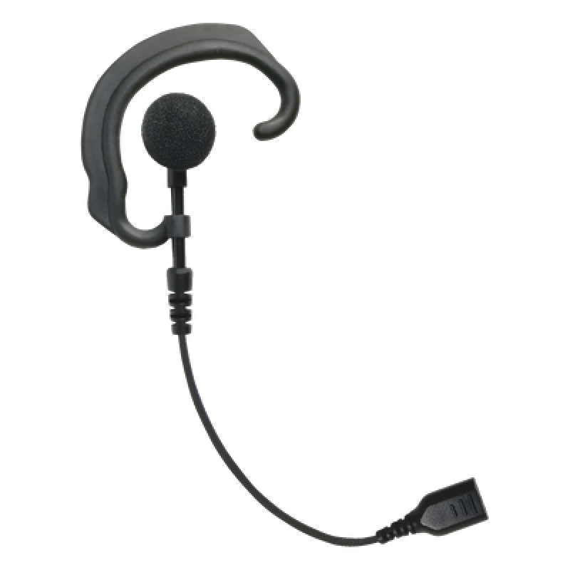 Auricular de Gancho para Oído / Cable de Fibra Trenzada / Conector SNAP / Altavoz Giratorio / Compatible Micrófono Solapa 1 o 2 Hilos