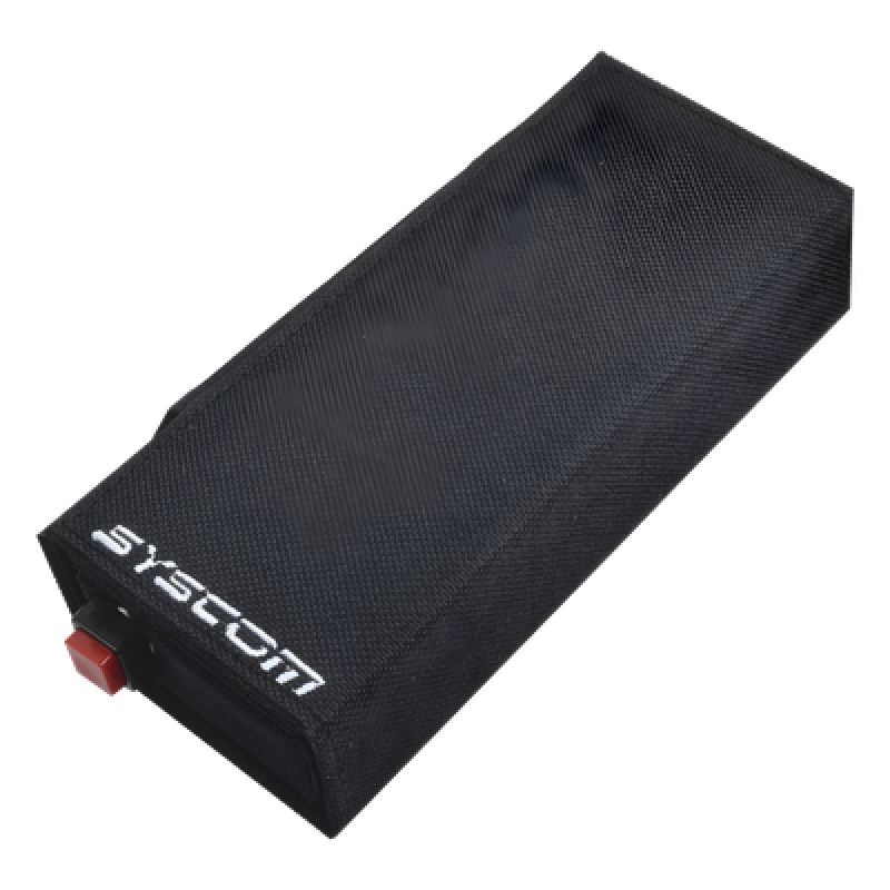 Estuche de Transporte / Poliéster con Cartón / 19.6 x 16 cm / 7.7 x 6.3 in / Compartimento Pila 9V / Cierre Velcro
