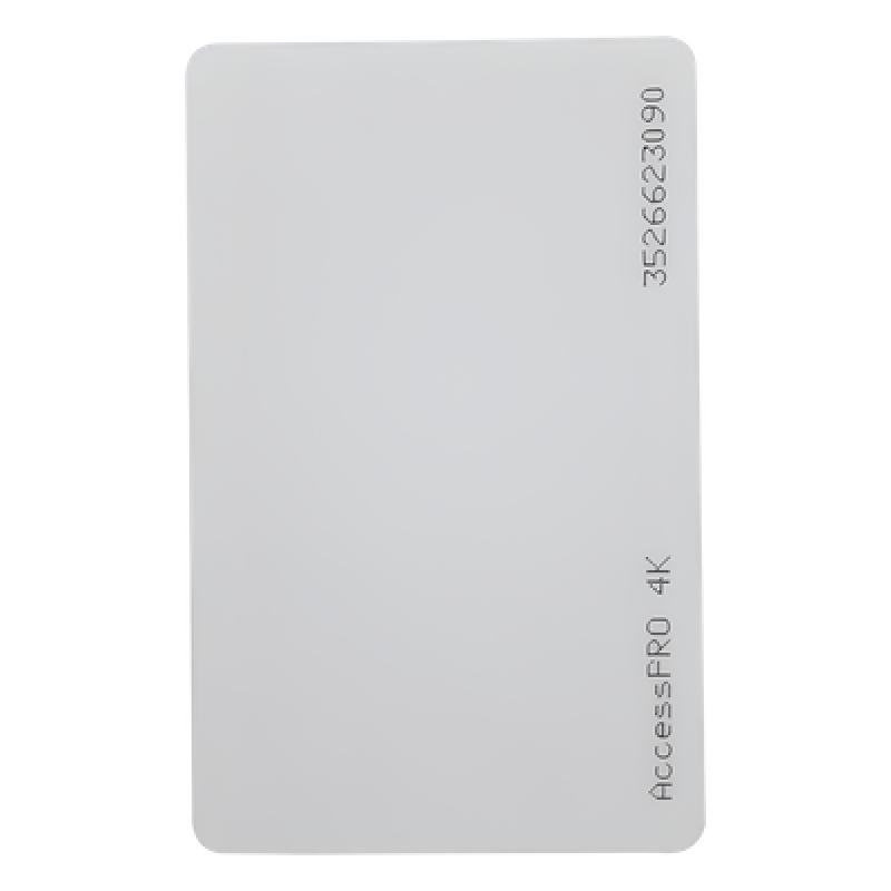 Tarjeta Classic 4K / 4 KB / 13.56 MHz / CSN UID 34 Bits / PVC Imprimible / ISO CR80