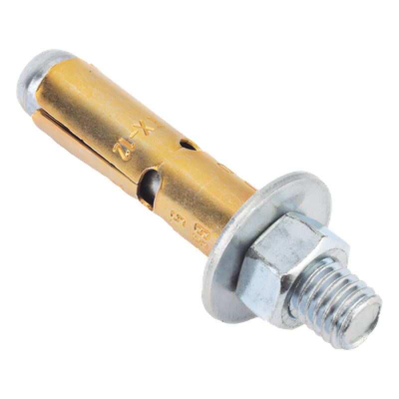 Taquete de Expansión / Cuerda 1/2" (13 mm) / Largo 3 1/2" (89 mm) / Carga Tensión 760 kg / Carga Cortante 848 kg / Camisa Corta Robusta