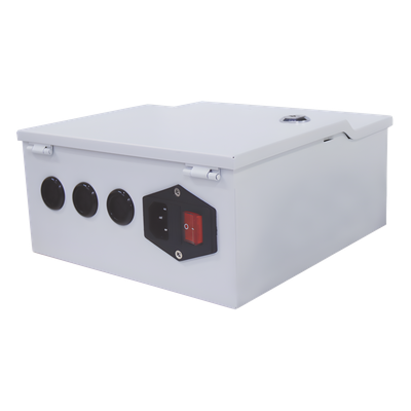 Fuente de Poder / Entrada 100-240 Vca / Salida 24 Vca / 20 A / 16 Canales / 36 W / Rango -25°C a 40°C / 8.5 x 7.95 x 3.86 in