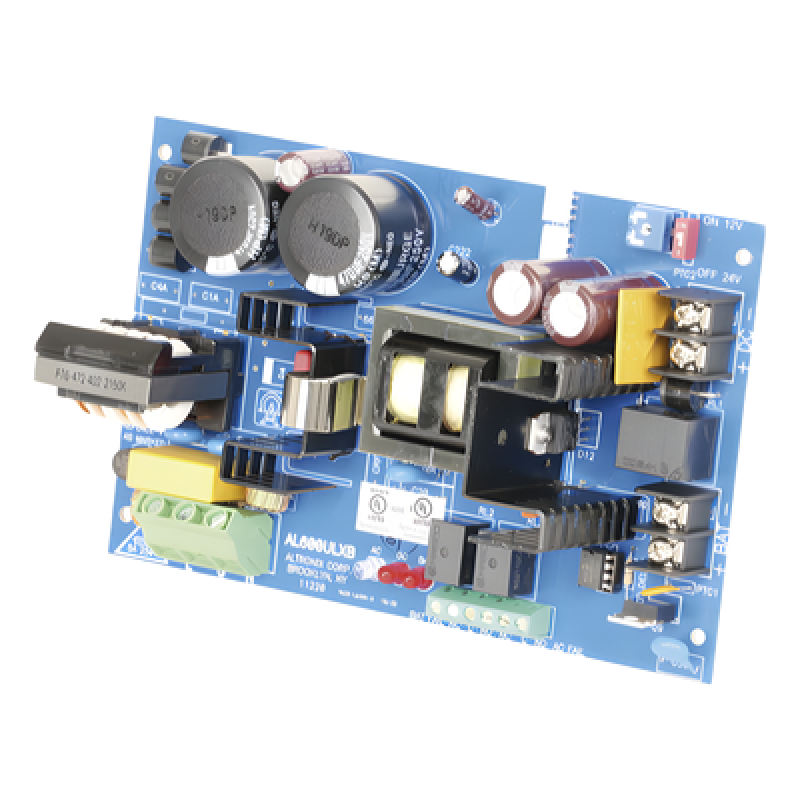 Fuente de Alimentación / Salida Única 12/24 Vcc / 6 A / Entrada 115 Vca / Supervisión por Relé / Operación -20°C a 70°C