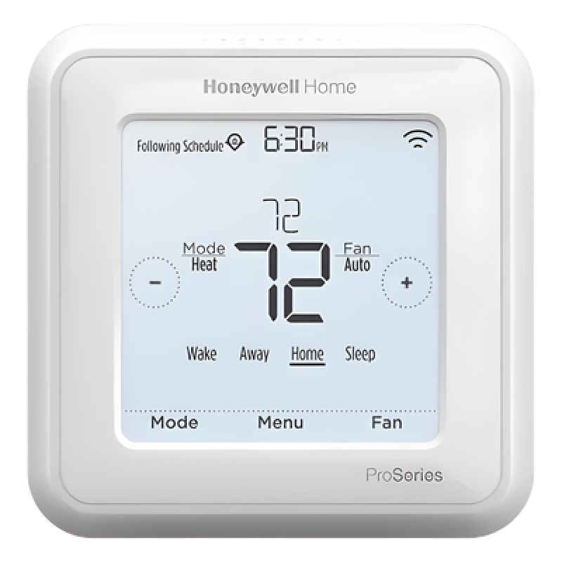 Termostato inteligente Wi-Fi programable para sistemas de hasta 2H/1C bomba de calor o 2H/2C convencional, serie T6 Pro