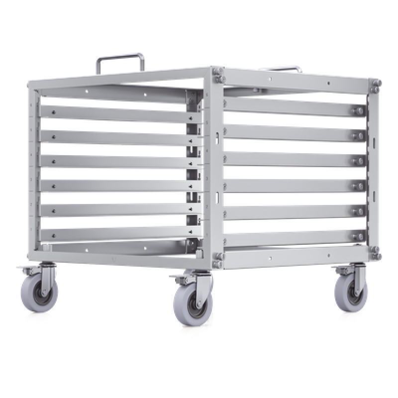 Rack Abierto 6U Compacto y Apilable sin Herramientas para Equipos UniFi, Ensamblaje Toolless, Ruedas con Seguro y Expansión a 12U con Kit de Apilado