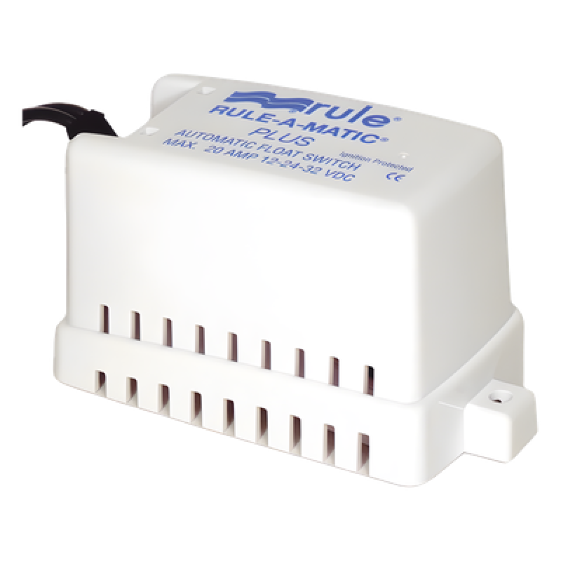 Switch rápido para control de bombas de achique con cubierta para protección de residuos.