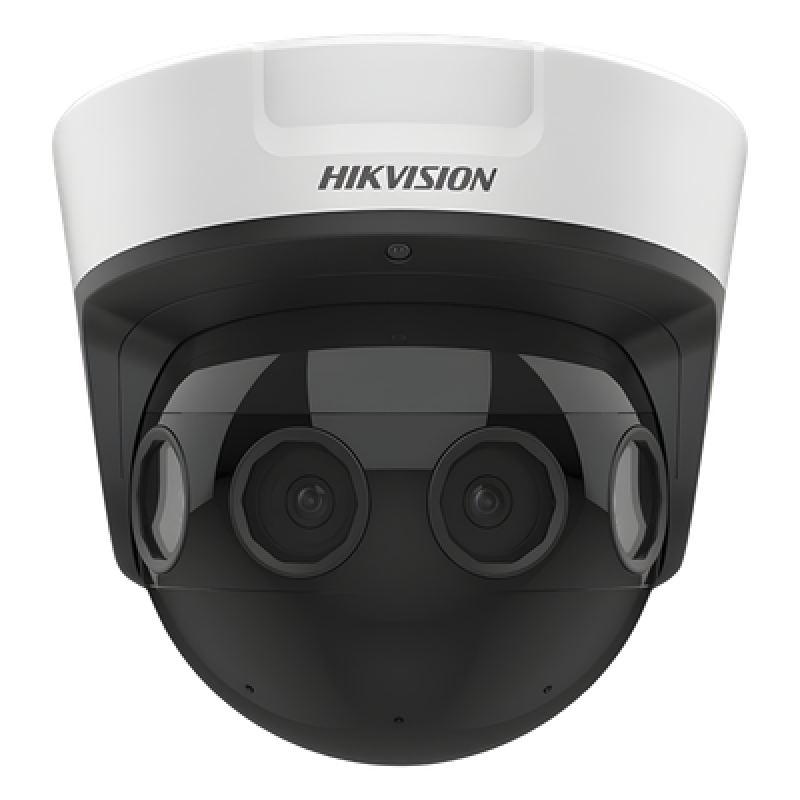 PanoVu Series / Vista Panorámica 180° / 16 Megapixel en Total / 4 Lentes 2.8 mm (4 Lentes 4 Megapixel) / 20 mts IR / Exterior IP67 / IK10 / 12 Vcc / PoE+ / Micro SD
