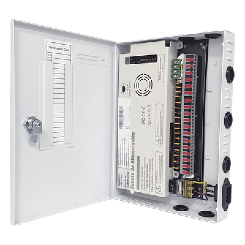 Fuente PREMIUM / 11-15 V / 18 canales / 30 A / Alta tecnología en seguridad / Doble ventilador / Hasta 1.85 Amperes por Salida / Filtro de Ruido por canal / Diseño de alta gama.