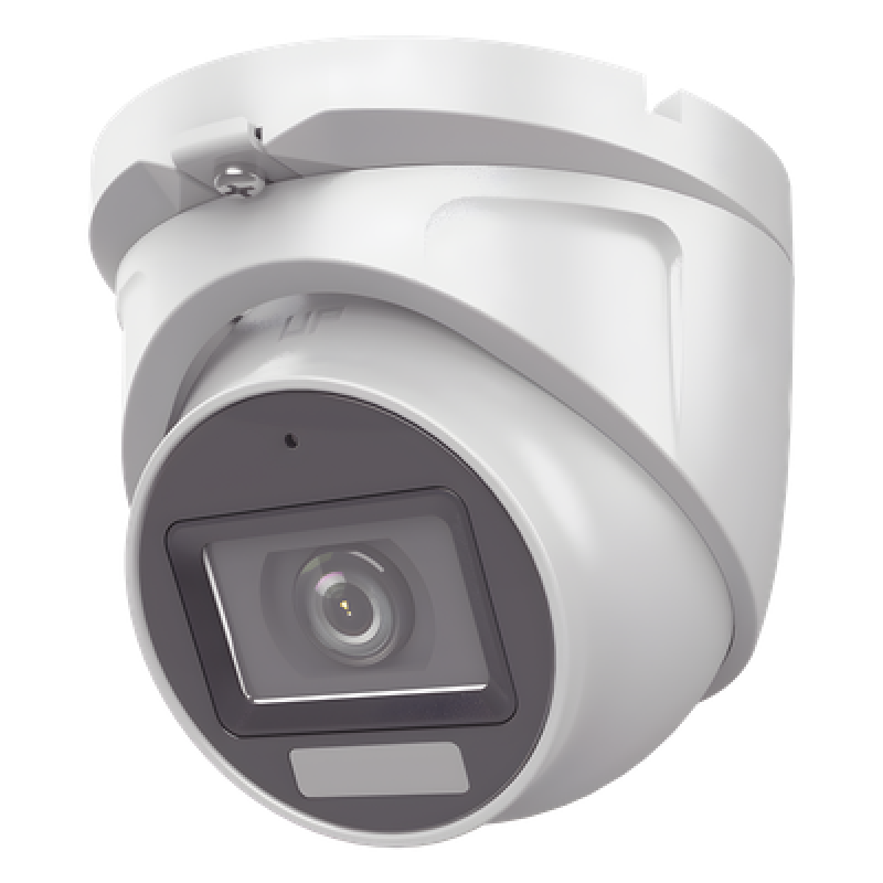 Cámara Turret TURBOHD / 2 Megapixel / Dual Light 30 m (98.4 ft) IR + 20 m (65.6 ft) Luz Blanca / Lente 2.8 mm / 100° de Visión / IP66 / Audio por Coaxitron / 4 en 1 Seleccionable