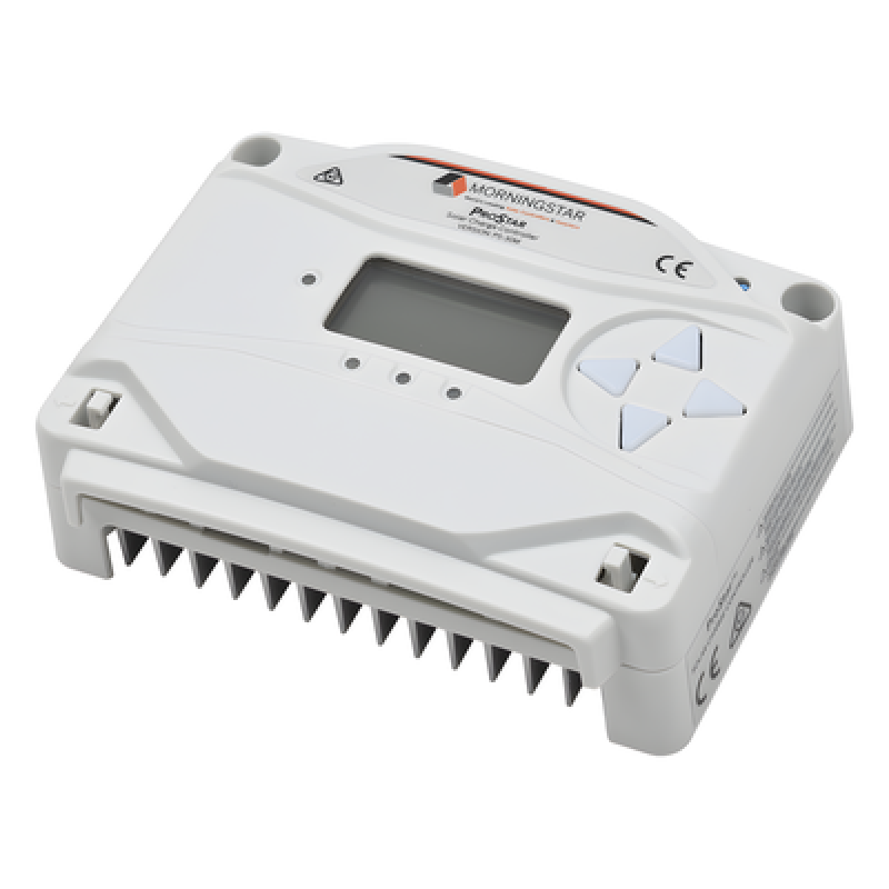 Controlador de carga solar / 12-24 Vcc / 30 A / 98.4 ft entrada solar máxima / LCD 128x64