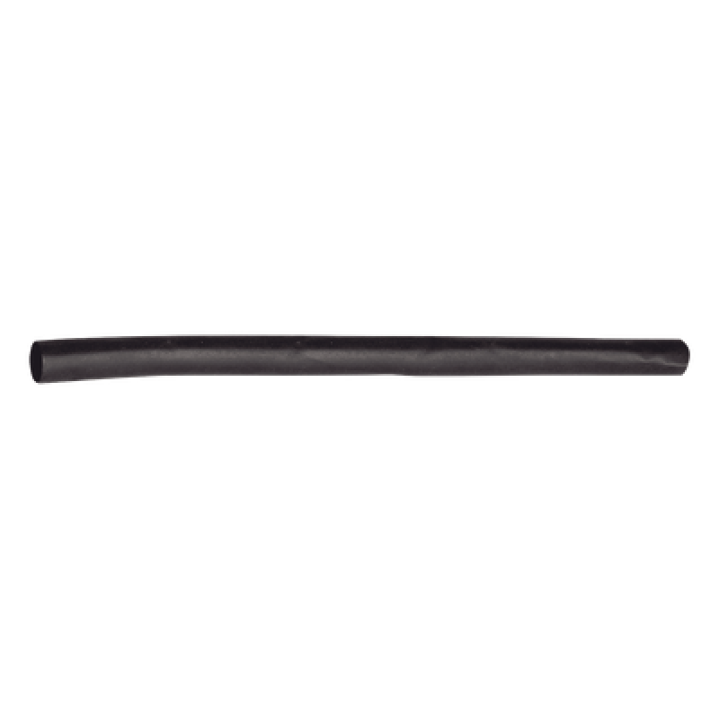 Tubo Termoencogible / Relación 2:1 / Poliolefina / 1/8" (3.18 mm) / Longitud 1.2 m (3.9 ft) / Negro