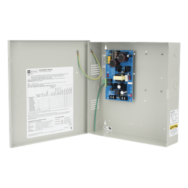 Fuente de Alimentación / Salida Seleccionable 12 VDC @ 4 A o 24 VDC @ 3 A / 96.6 W / Entrada 115 VCA / Cargador de Batería Integrado / Regulación Electrónica