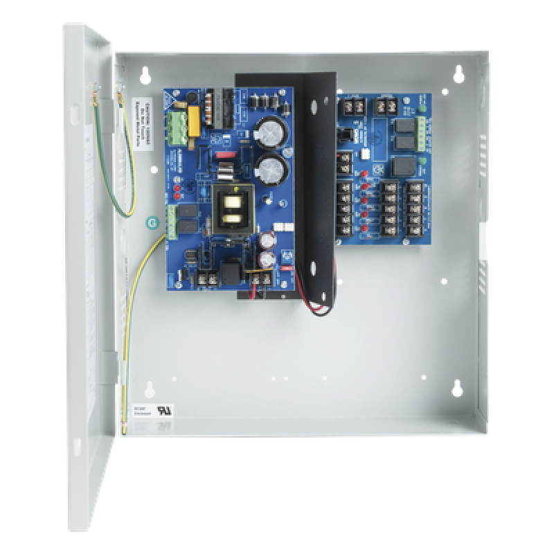 Fuente de Poder con Respaldo / 12-24 Vcc / 6 A / 72 W / 5 Salidas PTC / 115 Vca / 0°C a 49°C