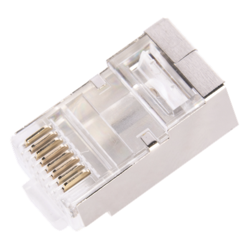 Conector RJ45 / Cat6 Blindado / FTP-STP / 100 Piezas / Industrial