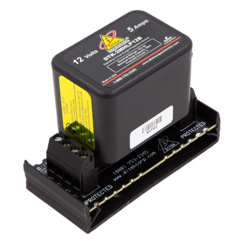 Protector Modular / 2 Pares / 12 V / Hot-Swap / SAD / 20 kA / 2 Mbps / Voz Datos Señalización