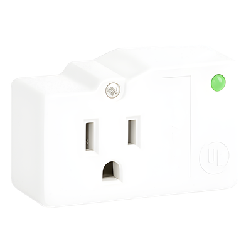 Protector de Pared / 120 VCA / 15 A / 40,000 A / LED Diagnóstico / 0.23 x 0.10 x 0.15 ft
