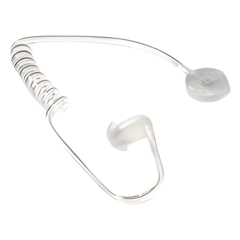 Tubo acústico transparente con conector circular, fabricación de alta calidad