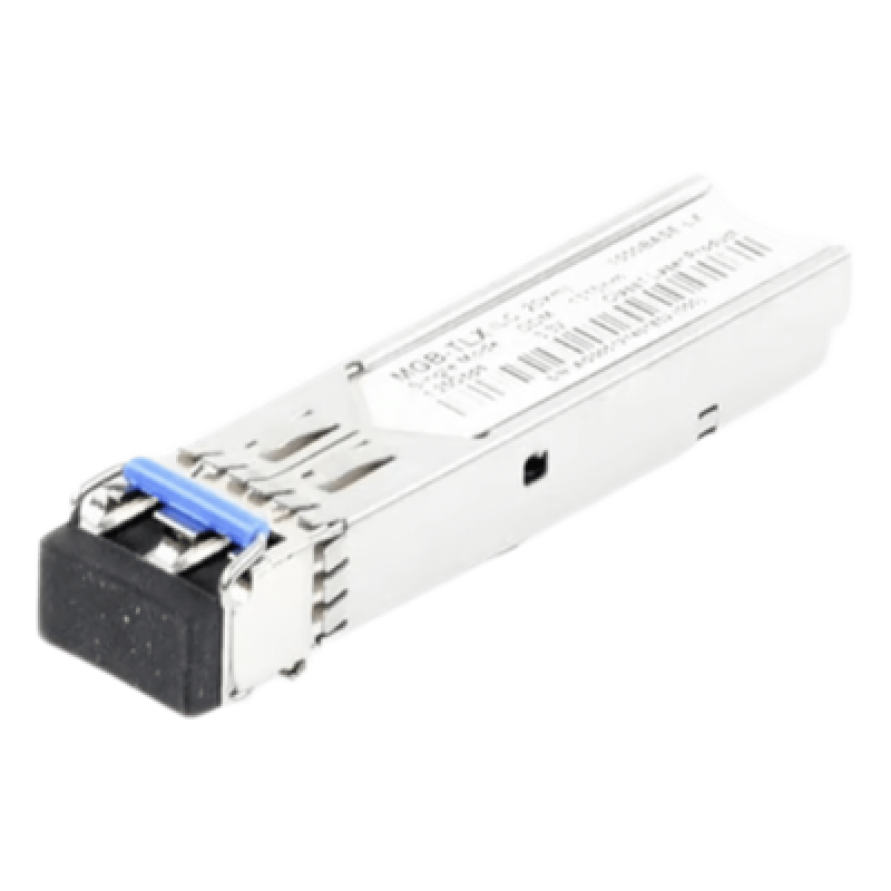 Transceptor SFP Industrial / 1000BASE-LX / Monomodo LC / Alcance 20 km (12.4 mi) / Rango -40 a 75°C / Hot-Pluggable