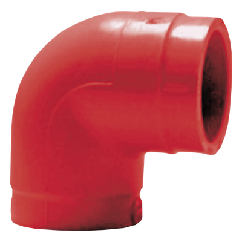 Codo 90° para Tubería de Detección de Humo por Aspiración / ¾ Pulgada / CPVC Resistente al Fuego / Certificado UL / Sin Etiquetas Requeridas