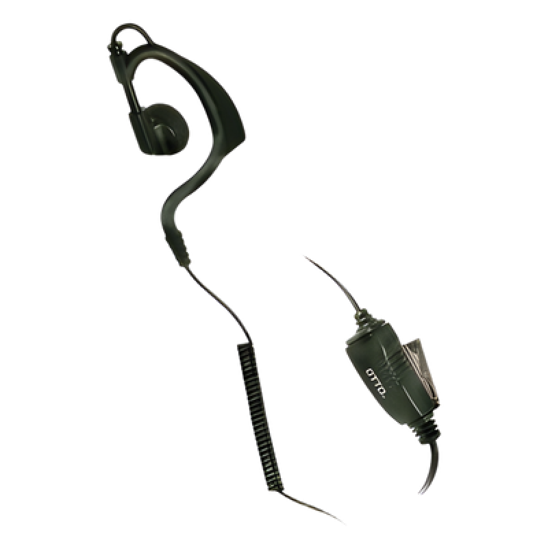Kit de Micrófono-Audífono en forma de gancho para KENWOOD NX-200/300/410, TK-480/2180/3180