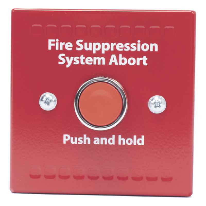 Botón De Aborto Para Panel De Supresión De Incendio HCVR-3R Serie FirePro Xtinguish (0100-16560)