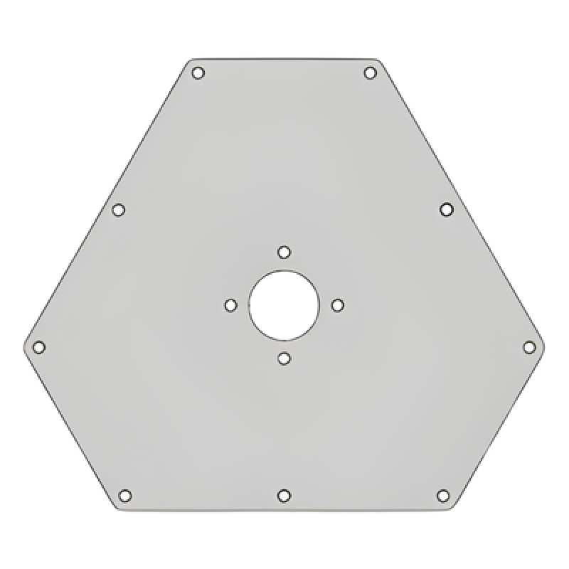 Placa superior para Torres RSL sección 8.