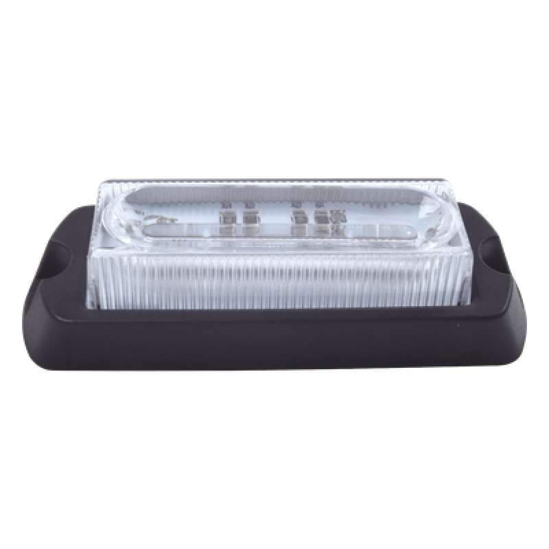 Luz Auxiliar Ultra Brillante X13 de 4 LEDs, Color Claro, con mica transparente