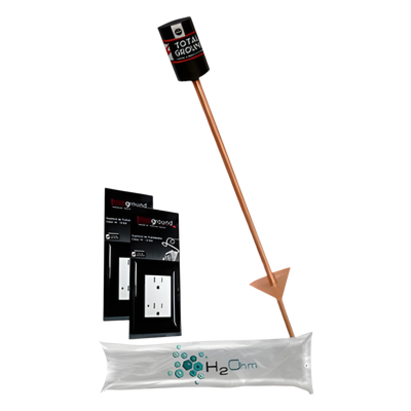 Kit de Aterrizaje Residencial / 2 Contactos Duplex / 15 A / Filtro LCR 12.5 cm / Altura 97 cm (3.2 ft)