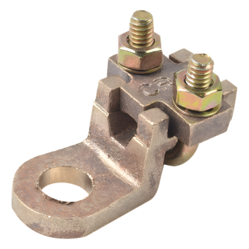 Conector de Bornes de 1/2" a Cable de Calibre 4 a 1/0 (AWG).