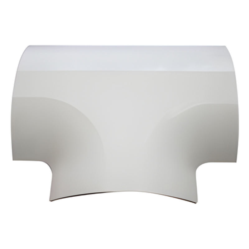 Sección en "T" color blanco de PVC auto extinguible para canaleta DMC4FT (9440-02001)