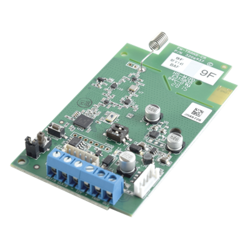 Transceptor Inalámbrico / 916 MHz / 2 Vías / Interfaz Canal Bus / Instalación en Gabinete / Compatibilidad Sensores 1 y 2 Vías