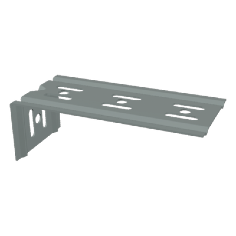 Ménsula económica, para montaje en pared, para anchos de charola de 150mm, con acabado Electro Zinc