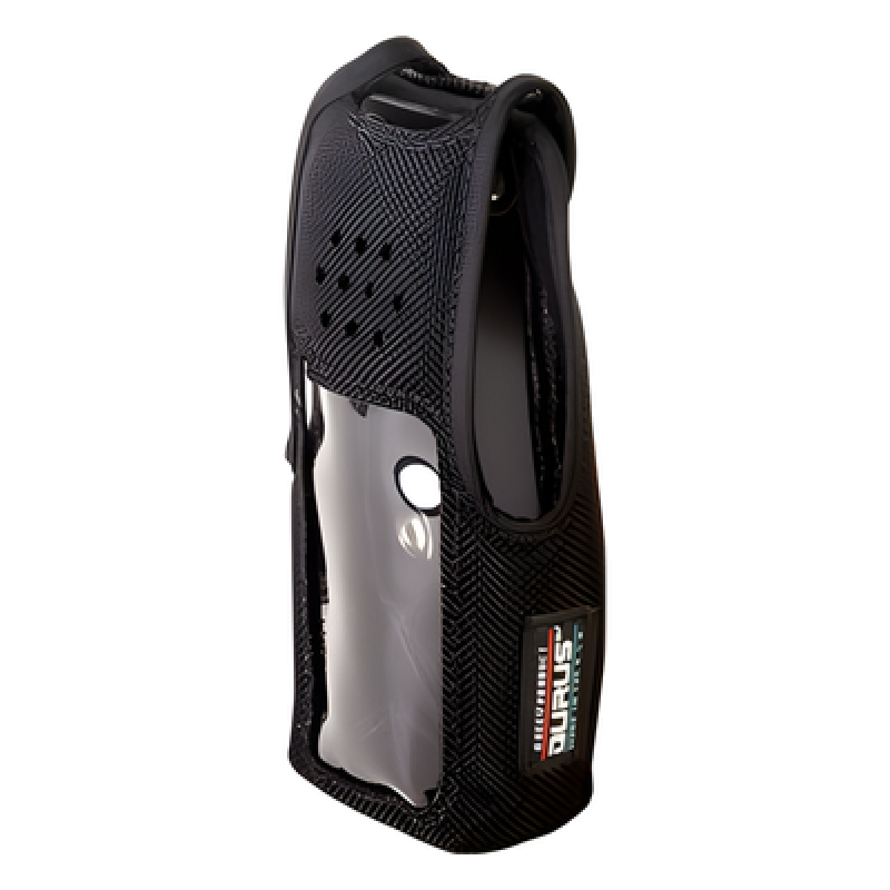 Funda Protectora / Nylon Resistente / Lazo para Cinto / Capuchón con Broches / Visor Frontal Transparente / Compatible NX-410K2 y NX-411K2