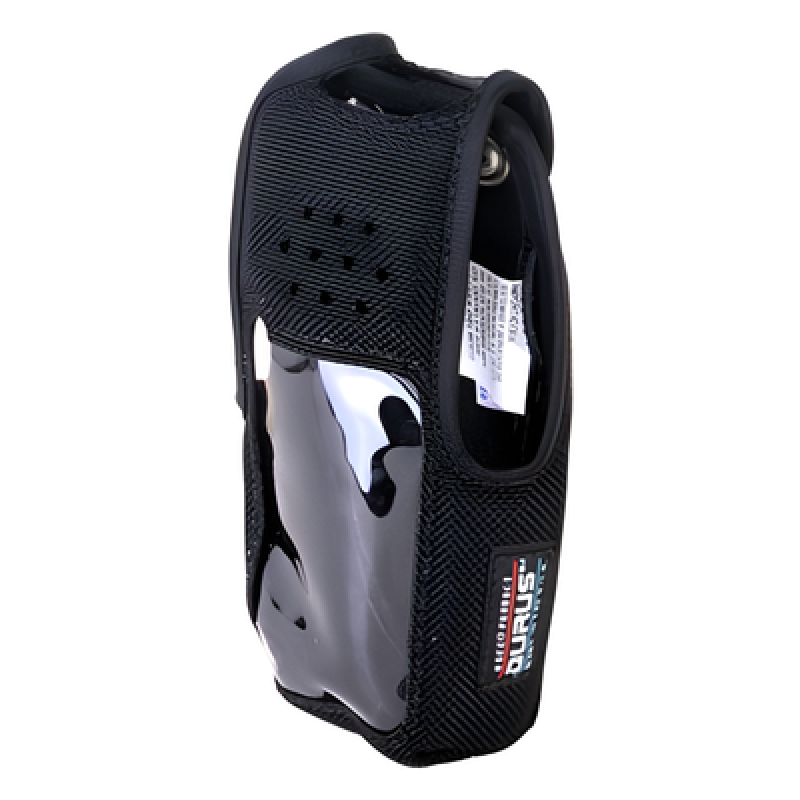 Funda Protectora / Nylon Resistente / Clip Metálico para Cinto / Visor Frontal / Capuchón con Broches / Compatible con Radios NX-410K2 y NX-411K2