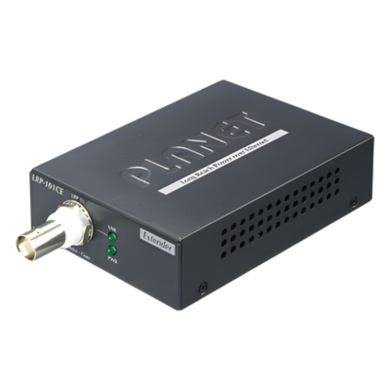 Extensor de 1 Puerto PoE Sobre Coaxial de Largo Alcance Hasta 1km