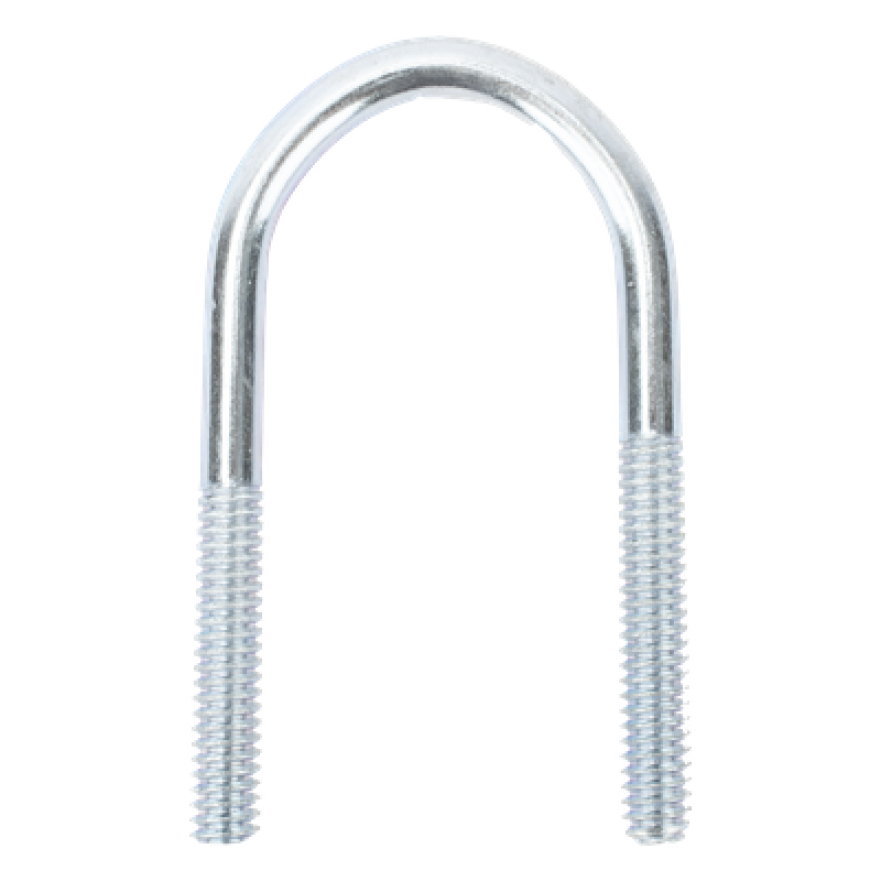 Abrazadera tipo U de 1 1/4", con acabado Electro Zinc, no incluye tuercas y arandelas